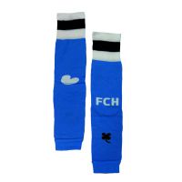 Footless socks blauw